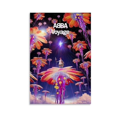 ZFXYSCFC ABBA Leinwandposter, beliebte Sänger und berühmte Musiker, Wandkunst, dekoratives Gemälde, Schlafzimmer, 20 x 30 cm, ungerahmter Stil von ZFXYSCFC