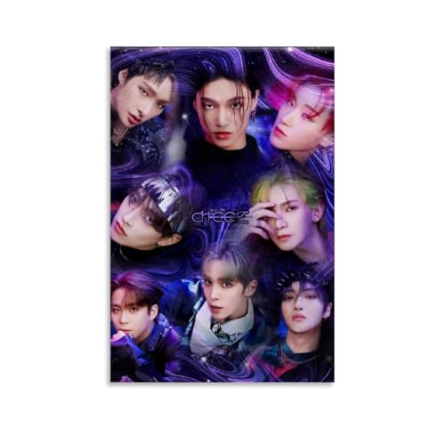 ZFXYSCFC ATEEZ Leinwandposter, Motiv: beliebte Sänger und berühmte Musiker, Wandkunst, dekoratives Gemälde, Schlafzimmer, 60 x 90 cm, ungerahmter Stil ZFXYSCFC ATEEZ Leinwandposter, Motiv: beliebte Sänger und berühmte Musiker, Wandkunst, dekoratives Gemälde, Schlafzimmer, 60 x 90 cm, ungerahmter Stil von ZFXYSCFC
