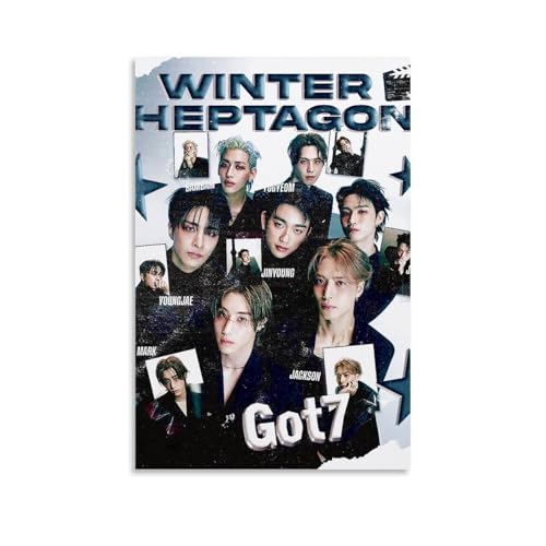 ZFXYSCFC Got7 Leinwandposter, beliebte Sänger und berühmte Musiker, Wandkunst, dekoratives Gemälde, Schlafzimmer, 20 x 30 cm, ungerahmter Stil ZFXYSCFC Got7 Leinwandposter, beliebte Sänger und berühmte Musiker, Wandkunst, dekoratives Gemälde, Schlafzimmer, 20 x 30 cm, ungerahmter Stil von ZFXYSCFC