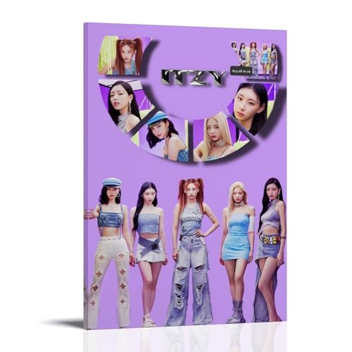 ZFXYSCFC ITZY Leinwandposter, beliebte Sänger und berühmte Musiker, Wandkunst, dekoratives Gemälde, Schlafzimmer, Gemälde, Poster, 20 x 30 cm, Rahmenstil ZFXYSCFC ITZY Leinwandposter, beliebte Sänger und berühmte Musiker, Wandkunst, dekoratives Gemälde, Schlafzimmer, Gemälde, Poster, 20 x 30 cm, Rahmenstil von ZFXYSCFC