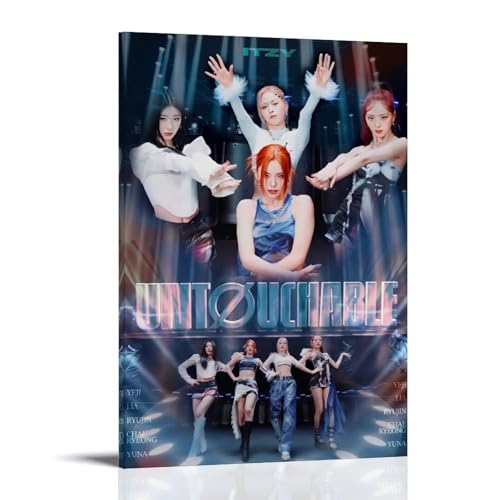 ZFXYSCFC ITZY Leinwandposter mit beliebten Sängern und berühmten Musikern, dekoratives Gemälde, Schlafzimmer, 40 x 60 cm, Rahmenstil ZFXYSCFC ITZY Leinwandposter mit beliebten Sängern und berühmten Musikern, dekoratives Gemälde, Schlafzimmer, 40 x 60 cm, Rahmenstil von ZFXYSCFC