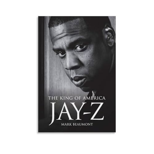 ZFXYSCFC Jay-Z Leinwandposter mit beliebten Sängern und berühmten Musikern, dekoratives Gemälde, Schlafzimmer, 50 x 75 cm, ungerahmter Stil von ZFXYSCFC