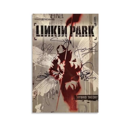 ZFXYSCFC Linkin Park Beliebte Sänger und berühmte Musiker, Leinwand-Poster, Wandkunst, dekoratives Gemälde, Schlafzimmer, 60 x 90 cm, ungerahmter Stil von ZFXYSCFC