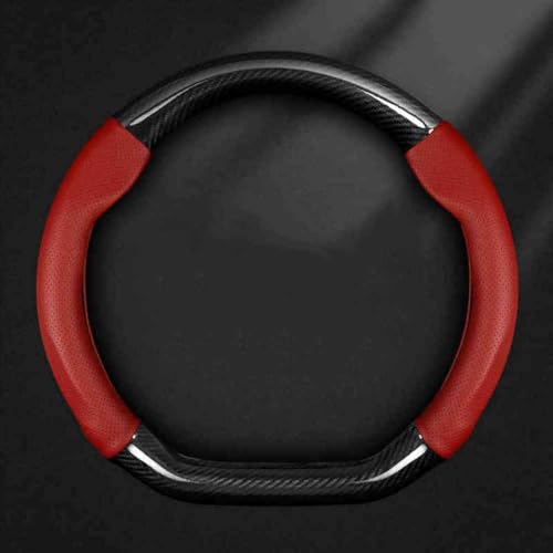 ZFZFC Auto Lenkradbezug für Audi Q5L A4L A1 A3 A5 A7 Q3 Q7 Q8 Q2L A6L, Anti Rutsch Atmungsaktiv Mikrofaser Leder Auto Lenkradschoner,DType-Bred ZFZFC Auto Lenkradbezug für Audi Q5L A4L A1 A3 A5 A7 Q3 Q7 Q8 Q2L A6L, Anti Rutsch Atmungsaktiv Mikrofaser Leder Auto Lenkradschoner,DType-Bred von ZFZFC