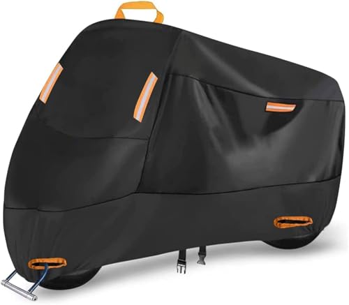 ZFZFC Motorrad Abdeckplane für Yamaha TMAX-560 Techmax TMAX560 TAMX 560 2020 2021 2022, Oxford-Stoff Outdoor Wasserdicht Winddicht UV Beständiges Motorrad Schutzhülle,B von ZFZFC