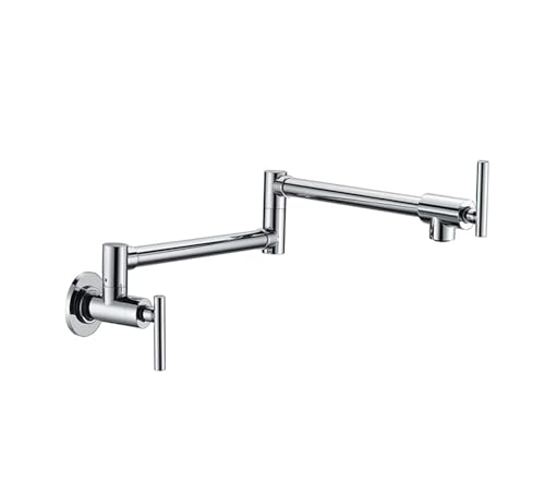 Einzelhebel drehen klappende Ausstrich Bad Küche Wasserhahn Wandhalterung kaltes Wasser Waschbecken Tap Chrom/Schwarz/gebürstet Nickel/Golden, Chrom Badezimmer Wasserhahn Einzelhebel drehen klappende Ausstrich Bad Küche Wasserhahn Wandhalterung kaltes Wasser Waschbecken Tap Chrom/Schwarz/gebürstet Nickel/Golden, Chrom Badezimmer Wasserhahn von ZGBQHQN