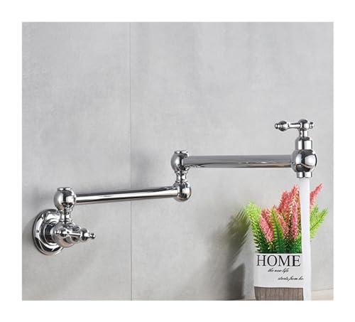 Einzelhebel drehen klappende Ausstrich Bad Küche Wasserhahn Wandhalterung kaltes Wasser Waschbecken Tap Chrom/Schwarz/gebürstet Nickel/Golden, Chrom Badezimmer Wasserhahn Einzelhebel drehen klappende Ausstrich Bad Küche Wasserhahn Wandhalterung kaltes Wasser Waschbecken Tap Chrom/Schwarz/gebürstet Nickel/Golden, Chrom Badezimmer Wasserhahn von ZGBQHQN