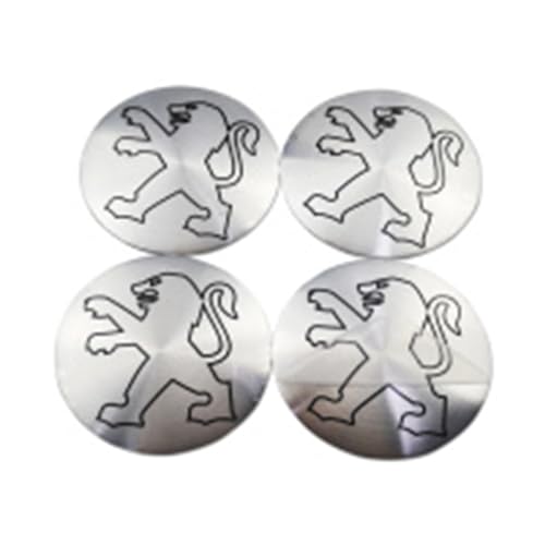 ZGCYK 4 Stück Radnabenkappen Aufkleber für Peugeot 206CC 207CC 3008 307CC 307SW 56MM Felgendeckel Radkappen Reifen Felgen Radnabenabdeckung Zubehör,BlackSilver-C ZGCYK 4 Stück Radnabenkappen Aufkleber für Peugeot 206CC 207CC 3008 307CC 307SW 56MM Felgendeckel Radkappen Reifen Felgen Radnabenabdeckung Zubehör,BlackSilver-C von ZGCYK