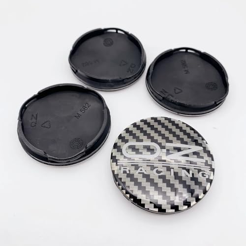 ZGCYK 4 Stück Radnabenkappen für 52mm/55mm OZ M582 Felgendeckel Radkappen Reifen Felgen Radnabenabdeckung Zubehör,PatternA ZGCYK 4 Stück Radnabenkappen für 52mm/55mm OZ M582 Felgendeckel Radkappen Reifen Felgen Radnabenabdeckung Zubehör,PatternA von ZGCYK