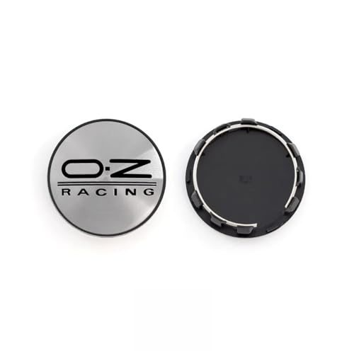 ZGCYK 4 Stück Radnabenkappen für OZ O.Z 59MM Felgendeckel Radkappen Reifen Felgen Radnabenabdeckung Zubehör,SilverBlack ZGCYK 4 Stück Radnabenkappen für OZ O.Z 59MM Felgendeckel Radkappen Reifen Felgen Radnabenabdeckung Zubehör,SilverBlack von ZGCYK