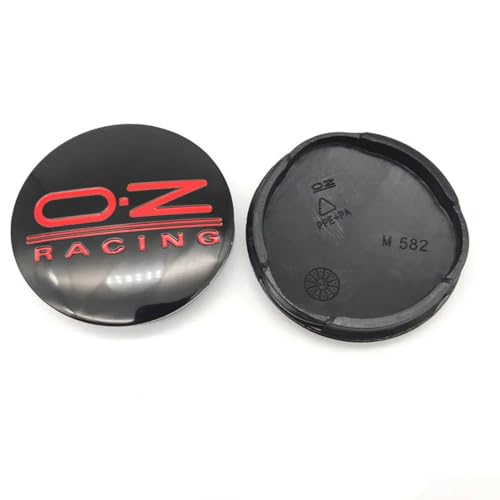 ZGCYK 4 Stück Radnabenkappen für OZ Racing M595 O.Z 62MM Felgendeckel Radkappen Reifen Felgen Radnabenabdeckung Zubehör,BlackRed ZGCYK 4 Stück Radnabenkappen für OZ Racing M595 O.Z 62MM Felgendeckel Radkappen Reifen Felgen Radnabenabdeckung Zubehör,BlackRed von ZGCYK