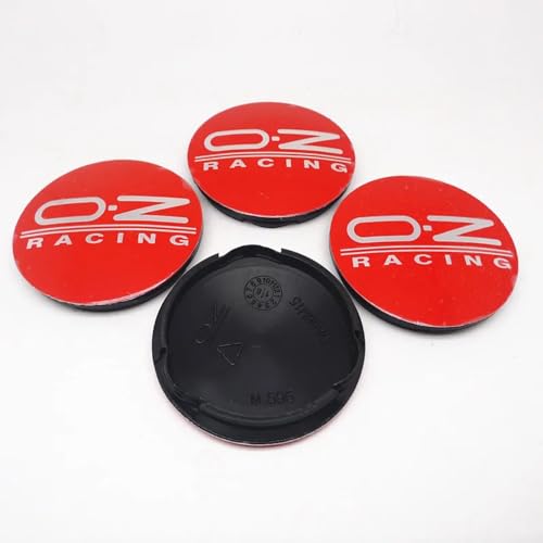 ZGCYK 4 Stück Radnabenkappen für OZ Racing M595 O.Z 62MM Felgendeckel Radkappen Reifen Felgen Radnabenabdeckung Zubehör,RedSilver ZGCYK 4 Stück Radnabenkappen für OZ Racing M595 O.Z 62MM Felgendeckel Radkappen Reifen Felgen Radnabenabdeckung Zubehör,RedSilver von ZGCYK