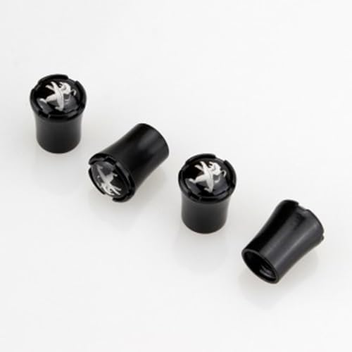 ZGCYK Auto Ventilkappen für Peugeot 206CC 207CC 3008 307CC 307SW Autoreifen Ventilkappen Reifenventilkappen Tyre Valve Caps Zubehör von ZGCYK