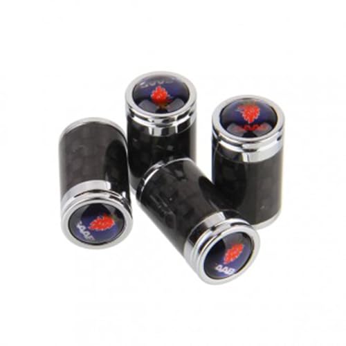 ZGCYK Auto Ventilkappen für SAAB Autoreifen Ventilkappen Reifenventilkappen Tyre Valve Caps Zubehör ZGCYK Auto Ventilkappen für SAAB Autoreifen Ventilkappen Reifenventilkappen Tyre Valve Caps Zubehör von ZGCYK