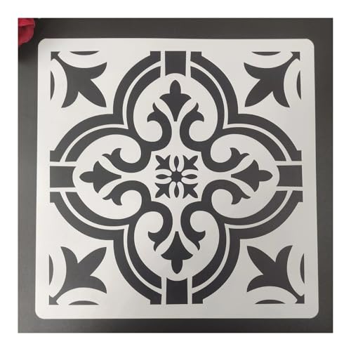 30 * 30 cm DIY wiederverwendbare Formen Laser geschnitten Malerei Schablonen Boden Fliesen Stoff Wand Form Möbel Mandala 30 * 30 cm DIY wiederverwendbare Formen Laser geschnitten Malerei Schablonen Boden Fliesen Stoff Wand Form Möbel Mandala von ZGCrumphant