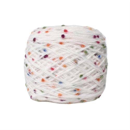 60g Haken Regenbogen Zucker Candy Bean Thread süße Garn Wolle for Stricken DIY Weben Handwerk Schal Hand gemischt Thread für Anfänger(Color 11) von ZGCrumphant