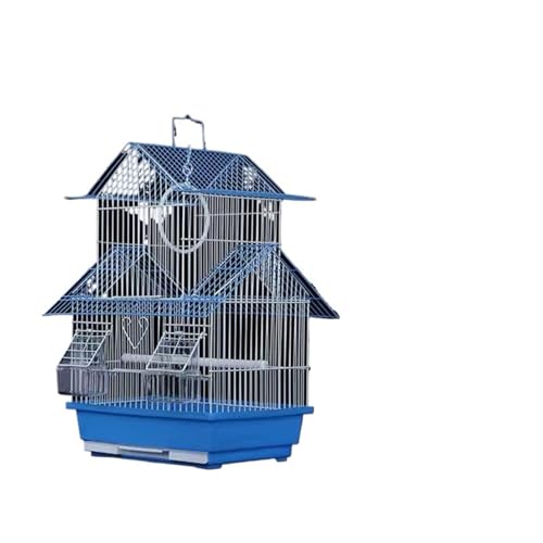 Papagei Vogelkäfig Sittich Metall Vogelhaus Erhöhung Zuchtkäfig Vogelnest Taubenbedarf(Color 2) von ZGCrumphant