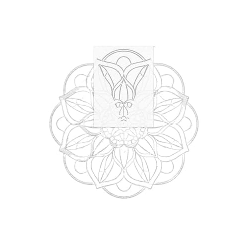Schablone Wand for Malerei Dekor 90cm - 130cm Vorlage Möbel Färbung Malerei Mandala Relief for Erwachsene(L 40cmX55cm) von ZGCrumphant