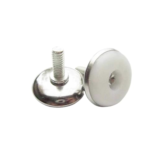ZGCrumphant 12 stücke Metall Basis Möbel Tisch Stuhl Sofa Einstellbar Nivellierung Bein Füße Gleiten Rutsche Leveler Schraube Bolzen Auf Pad für Möbel(M8X25) von ZGCrumphant