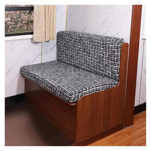 ZGCrumphant 2 Teile/Satz Elastische RV Dinette Kissenbezüge Blumendruck Spandex Armless Sofabezug Camper Autobankbezug Möbelschutz für Wohnmobile(Type 9) von ZGCrumphant