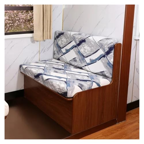 ZGCrumphant 2 Teile/Satz Elastische RV Dinette Kissenbezüge RV Spandex Sofa Sitz Schonbezug Waschbar Möbel Schutz for RV Camper Auto Bank für Wohnmobile(Type 1) von ZGCrumphant