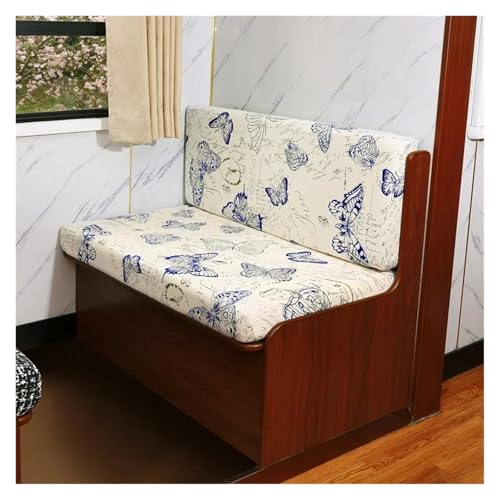 ZGCrumphant 2 Teile/Satz Elastische RV Dinette Kissenbezüge RV Spandex Sofa Sitz Schonbezug Waschbar Möbel Schutz for RV Camper Auto Bank für Wohnmobile(Type 10) von ZGCrumphant