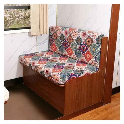 ZGCrumphant 2 Teile/Satz Elastische RV Dinette Kissenbezüge RV Spandex Sofa Sitz Schonbezug Waschbar Möbel Schutz for RV Camper Auto Bank für Wohnmobile(Type 4) von ZGCrumphant
