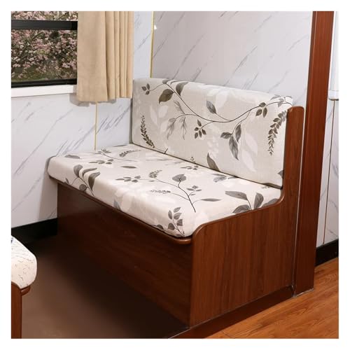 ZGCrumphant 2 Teile/Satz Floral Bedruckte RV Dinette Kissenbezüge Elastische Armlose Sofabezüge Spandex RV Camper Auto Bank Rückenlehne Abdeckung für Wohnmobile(Type 6) von ZGCrumphant