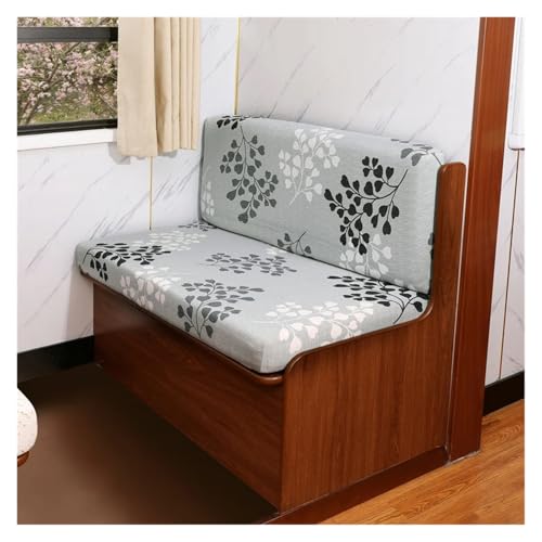 ZGCrumphant 2 Teile/Satz Floral Bedruckte RV Dinette Kissenbezüge Elastische Armlose Sofabezüge Spandex RV Camper Auto Bank Rückenlehne Abdeckung für Wohnmobile(Type 8) von ZGCrumphant