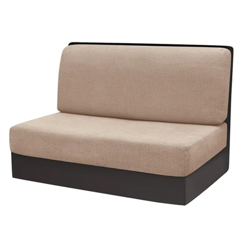 ZGCrumphant 2 Teile/Satz Polar Fleece Dinette Kissen Bezüge Elastische RV Couch Abdeckung Sofa Sitzbezüge Bank Rückenlehne Abdeckung RV Camper Auto Dekor für Wohnmobile(Color 1) von ZGCrumphant