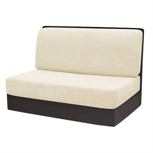 ZGCrumphant 2 Teile/Satz Polar Fleece Dinette Kissen Bezüge Elastische RV Couch Abdeckung Sofa Sitzbezüge Bank Rückenlehne Abdeckung RV Camper Auto Dekor für Wohnmobile(Color 4) von ZGCrumphant