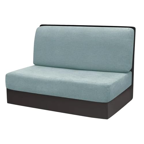 ZGCrumphant 2 Teile/Satz Polar Fleece Dinette Kissen Bezüge Elastische RV Couch Abdeckung Sofa Sitzbezüge Bank Rückenlehne Abdeckung RV Camper Auto Dekor für Wohnmobile(Color 9) von ZGCrumphant
