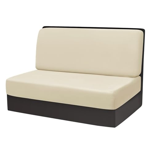 ZGCrumphant 2 Teile/Satz Samt RV Kissen Abdeckungen Elastische Armless Sofa Abdeckung Outdoor RV Camper Auto Sitz Bank Rückenlehne Hussen Protector für Wohnmobile(Color 1) von ZGCrumphant