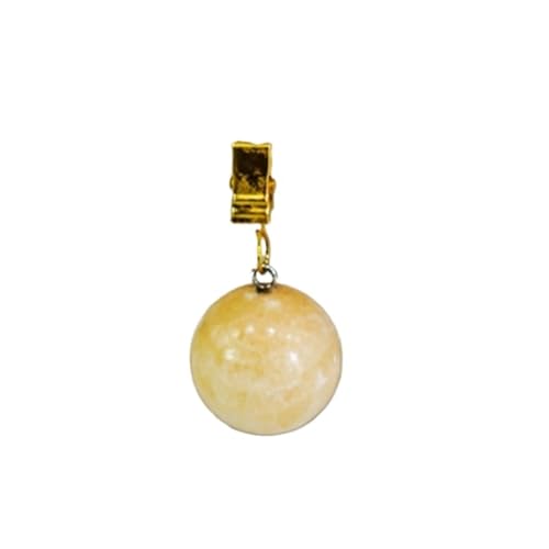 ZGCrumphant 4 Stück Tischdeckengewichte aus Stein, dekorativer Marmor-Clip for Hochzeiten im Freien, Picknicks, Gartenpartys, Veranstaltungen(Yellow) von ZGCrumphant