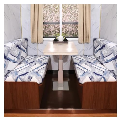 ZGCrumphant 4 Teile/Satz Floral RV Sofa Sitz Schonbezug Elastische Dinette Kissen Abdeckung Möbel Schutz for Camper Auto Bank Rückenlehne Abdeckung für Wohnmobile(Color 1) von ZGCrumphant