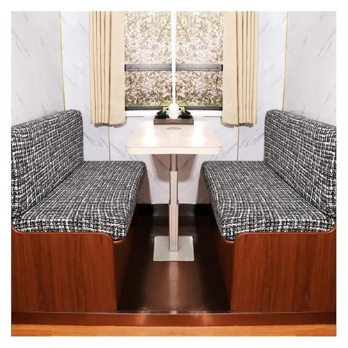 ZGCrumphant 4 Teile/Satz Floral RV Sofa Sitz Schonbezug Elastische Dinette Kissen Abdeckung Möbel Schutz for Camper Auto Bank Rückenlehne Abdeckung für Wohnmobile(Color 2) von ZGCrumphant