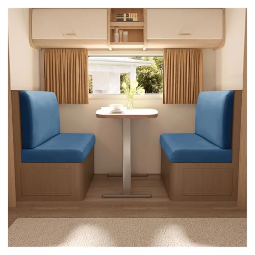 ZGCrumphant 4 Teile/Satz RV Dinette Kissen Abdeckung Elastische Camper Kissen Hussen Loveseat Sofa Möbel Schutz for RV Camper Auto Bank für Wohnmobile(Color 6) von ZGCrumphant