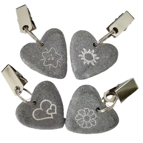 ZGCrumphant 8 Stück Tischdeckengewichte mit Clips, Kleiderbügel mit Metallclip for Picknicktische ZGCrumphant 8 Stück Tischdeckengewichte mit Clips, Kleiderbügel mit Metallclip for Picknicktische von ZGCrumphant