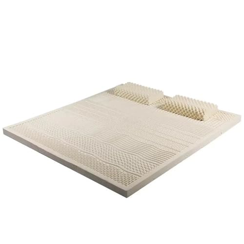 ZGCrumphant Latexmatratze Fünf-Sterne-Hotel Tatami-Mattenbett Einzel-Doppel-Nicht-kollabierende Latexmatratze in voller Größe für Tatami(NO-1,3 cm with Cover,180x200cm) von ZGCrumphant