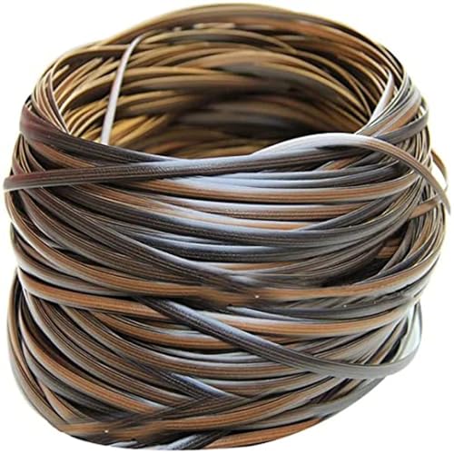 ZGCrumphant Synthetisches Rattan, flaches Rattan-Material, Kaffee-Farbverlauf, Kunststoff-Rattan, gewebtes Rattan, DIY-Rattan-gewebtes Material, 10 m für Möbel ZGCrumphant Synthetisches Rattan, flaches Rattan-Material, Kaffee-Farbverlauf, Kunststoff-Rattan, gewebtes Rattan, DIY-Rattan-gewebtes Material, 10 m für Möbel von ZGCrumphant