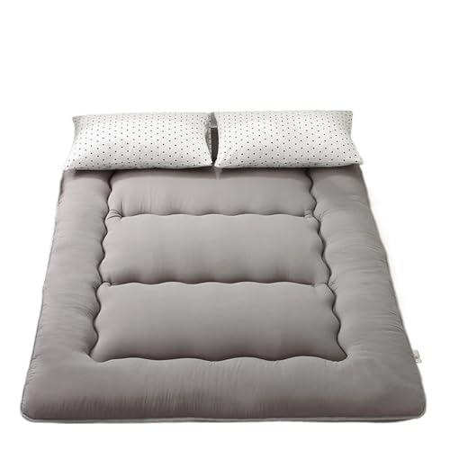 ZGCrumphant Verdickte Tatami-Matratze, faules Schlafzimmer, Bodenartefakt, Faltbare Matten, Haushaltsbettmatratze, Bodenschlafunterlage für Tatami(Grey,100x200cm) von ZGCrumphant