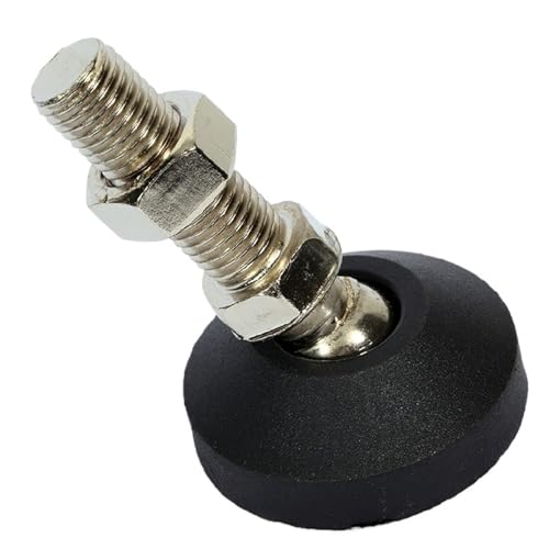 ZGCrumphant Verstellbare Drehbankbeine, Gewindetyp, verstellbare Nivellierfüße, Drehsockel, Gelenk-Nivellierbeine, Möbelgleiter, Möbel für Möbel(D80XM8X100mm) von ZGCrumphant