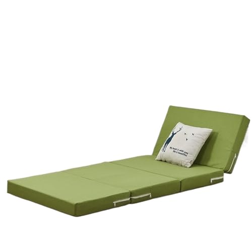 ZGCrumphant Vierfach verdickte Schwammmatratze Tatami Mittagspause Studentenbüro Einzelschlaf Abnehmbares und waschbares Bodenartefakt für Tatami(Green,Thcikness 5cm,70x200cm) von ZGCrumphant