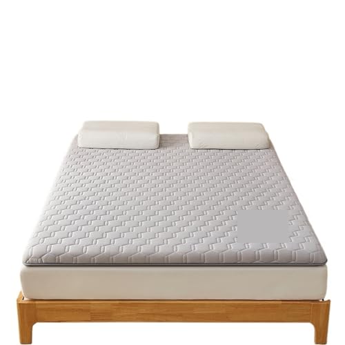 ZGCrumphant Vine Mat Dual Use In Winter Summer Matratze Weiche Matratze Haushalt Tatami Wohnheim Student Einzelboden Schwamm Schlafkissen für Tatami(Medium Brown,150 * 200 * 25cM) von ZGCrumphant