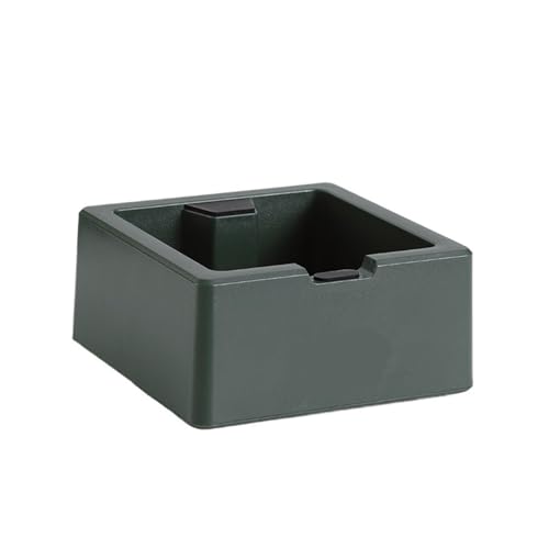 ZGCrumphant Weiß Schwarz Kaffee Knock Box Home Bar Abfall Eimer Kaffee Maschine Griff Platzierung Box(Green) von ZGCrumphant