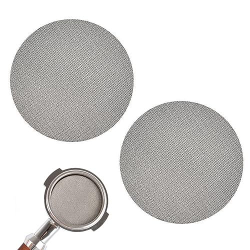 2 Stück Kaffeesieb, Zubehör Für Kaffeemaschinen, Rundsieb, Edelstahlsieb, Kaffeesiebwerkzeug von ZGDEIWGF