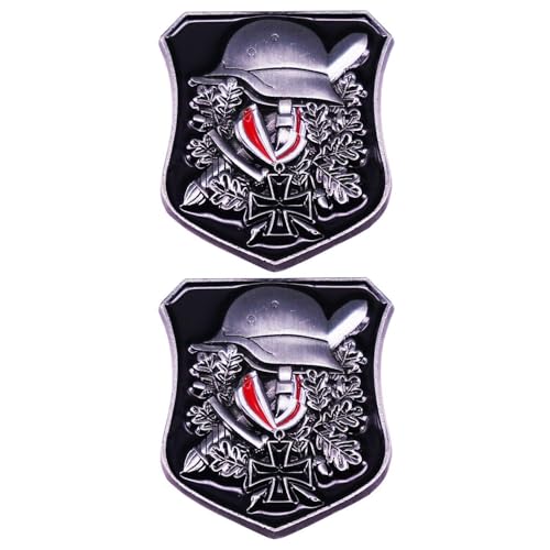 ZGDEIWGF 2 Stück Helmabzeichen, Einzigartiger Designstil, Personalisiertes Dekoratives Design, Die Einen Modischen Stil Verleihen Und Für Kleidung Und Personalisierte Accessoires Geeignet Sind von ZGDEIWGF