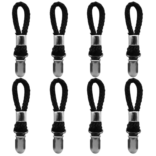 ZGDEIWGF 8 Stück Schwarze Handtuchklammern, Mantelklammern, Badezimmerklammern, Trockenklammern, Multifunktionsklammern, Wohnaccessoires ZGDEIWGF 8 Stück Schwarze Handtuchklammern, Mantelklammern, Badezimmerklammern, Trockenklammern, Multifunktionsklammern, Wohnaccessoires von ZGDEIWGF