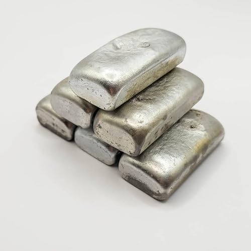 Alu-Guss-Legierung AlSi10Mg in 100g Barren 100g-1kg perfekt für Aluminium Guss, handliche, kleine Barren, rein und sauber (250, Gramm) von ZGG