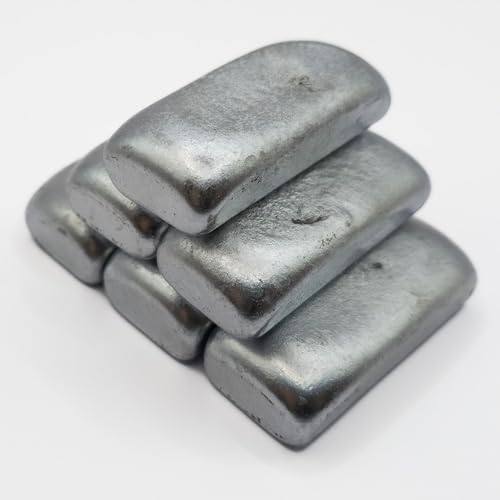 Alu-Gusslegierung AlSi7Mg in 100-g-Barren, 100 g–1 kg, perfekt für Aluminiumguss im Sandguss oder Kokillenguss. Aushärtbar, gute bis sehr gute Korrosionsbeständigkeit. (100, Gramm) von ZGG